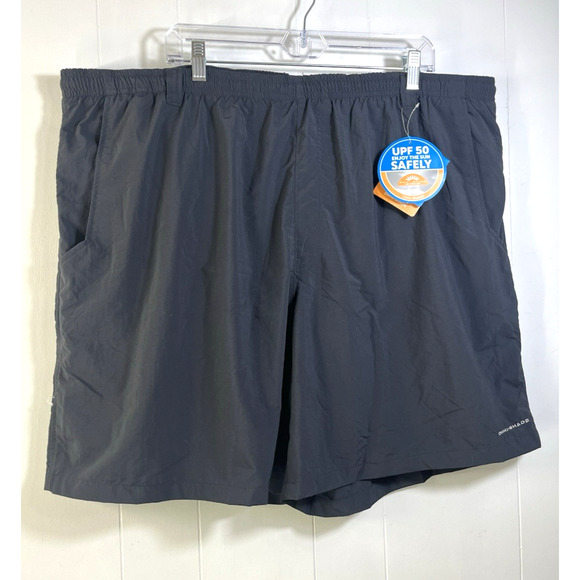 Columbia PFG Backcast III Water Shorts UPF 50 Black Size 3X Swim Trunks New - Picture 1 of 16